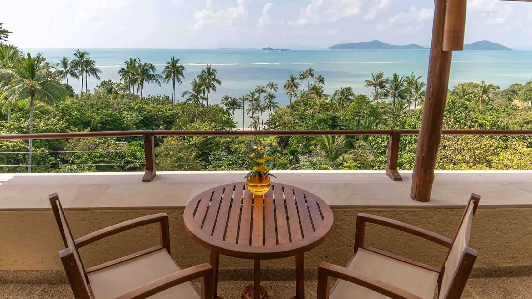 Kamalaya Room balcony