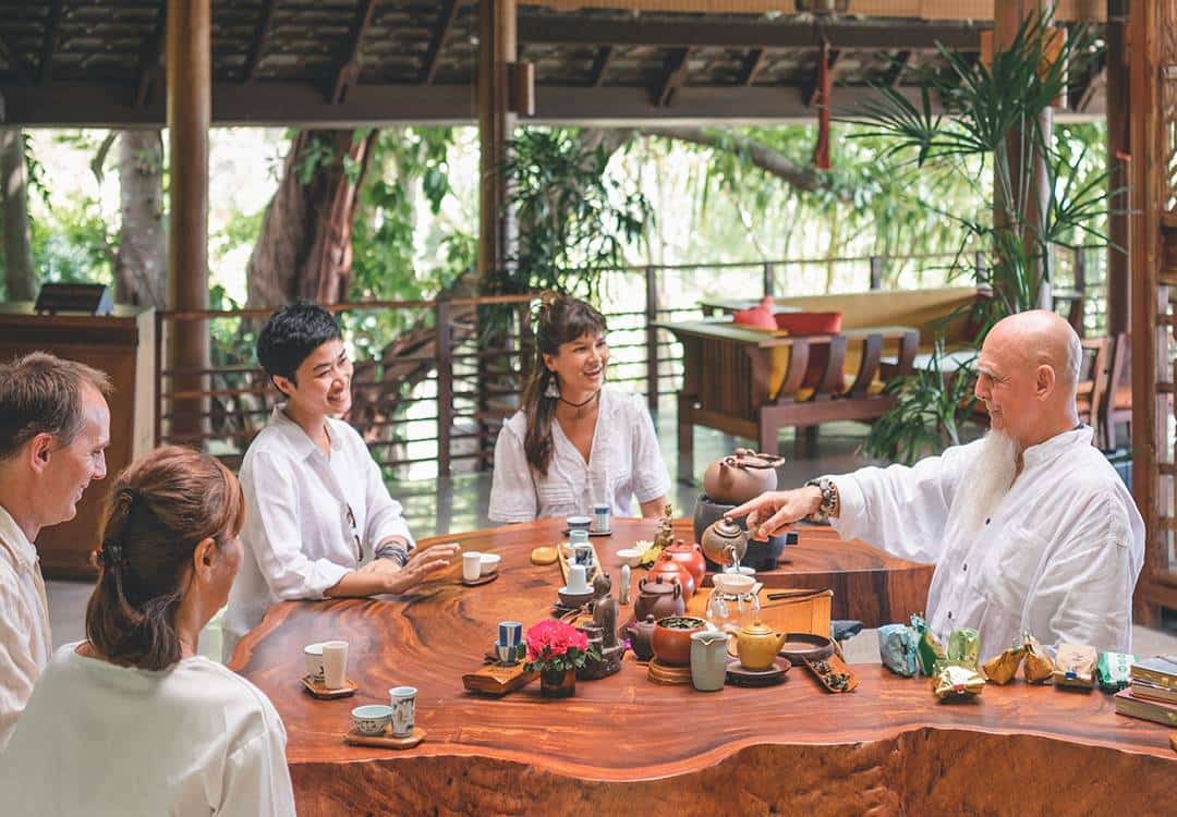 Tea tasting Kamalaya